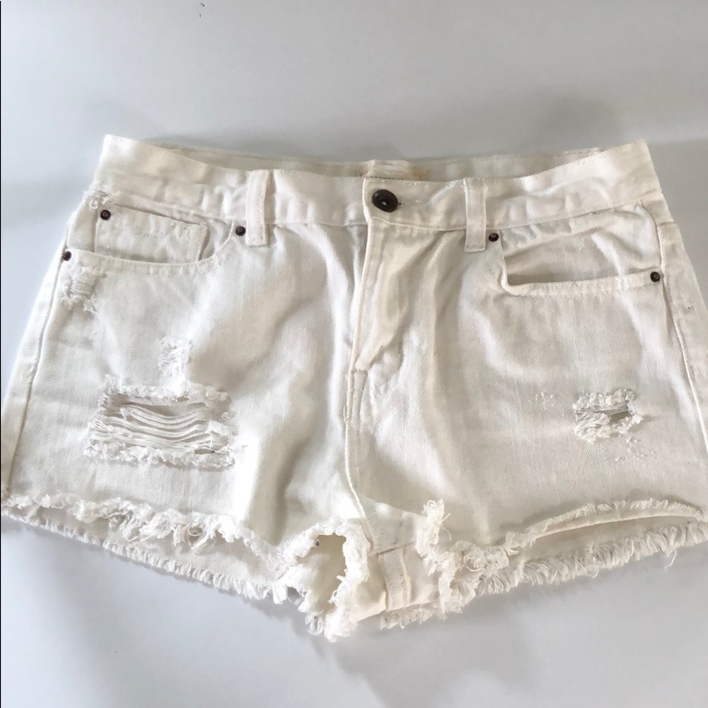 White Shorts